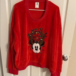 Disney Vibrant Red Sweatshirt